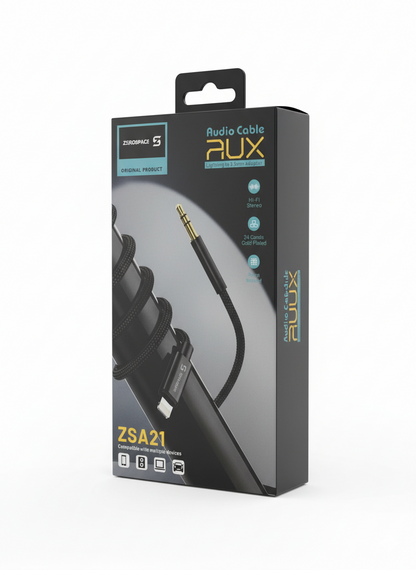 Zero Space Audio AUX Cable 3.5mm سلك الصوت سيارة  3.5م